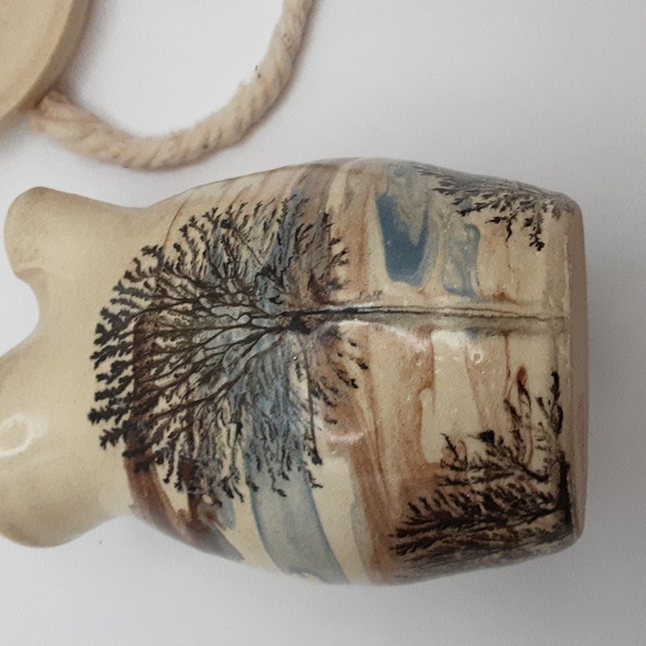 Vintage Sevierville Pottery Tree Art Genie Lamp - Picture 10 of 13